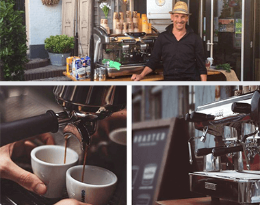 Gagnez le passage d'un bus de baristas sur votre lieu de travail