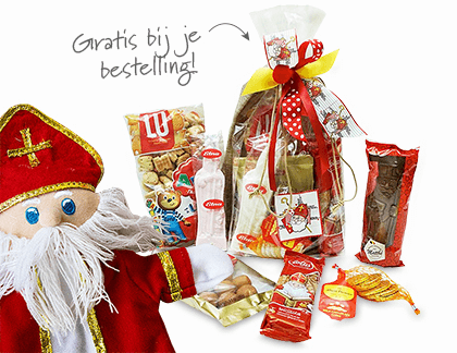 Zak vol lekkers van Sinterklaas