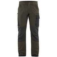 Pantalon maintenance stretch 4D vert/noir - Blåkläder