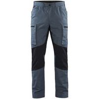 Pantalon maintenance +stretch bleu clair/bleu foncé - Blåkläder