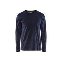 T-shirt Lange mouw Marineblauw - Blåkläder