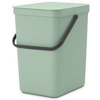 Afvalemmer Sort&Go 25L, Brabantia, Jade