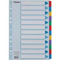 Intercalaire A4 - Carton Mylar - lot de 10 - Esselte