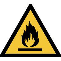 Panneau pictogramme Avertissement : inflammable