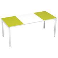 Bureau droit 180x80cm plateau Couleur Easy Office Paperflow