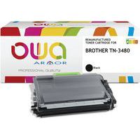 Toner remanufacturé BROTHER TN-3480 - OWA