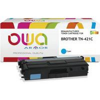 Toner remanufacturé BROTHER TN-421C - OWA