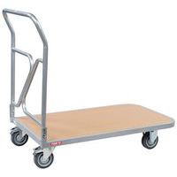 Ergonomische wagen met neerklapbare duwbeugel - Draagvermogen 250 kg