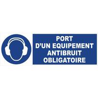 Panneau d'obligation - Port d'un équipement antibruit - Rigide