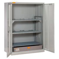 Armoire à fût 14/20 avec rayonnage et bac de rétention - Cemo