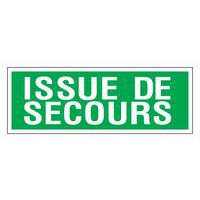 Panneau d'évacuation-secours - Issue de secours - Adhésif