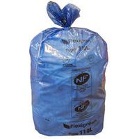 Sac poubelle - Déchets papiers - 110L - Bleu