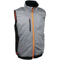 Gilet Softshell gris 96% polyester et 4% élasthanne 300g/m² - Singer