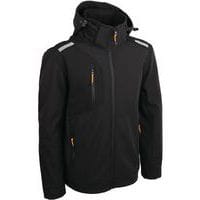 Veste Softshell 94% polyester et 6% élasthanne 300g/m² noire - Singer