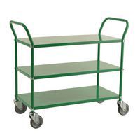 Lichtgekleurde trolley 3 plateaus 250 kg