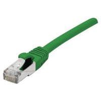 Cordon patch RJ45 - Câble droit Cat. 6 - Blindé SFTP - Vert