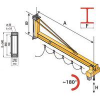 Wandzwenkkraan - Hefvermogen 500 kg
