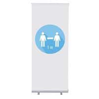 Roll-Banner Budget 85 Komplett-Set Meter Afstand