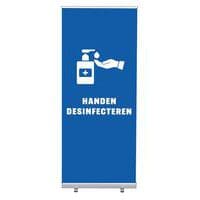 Roll-Banner Budget 85 Complete Set Handen Desinfecteren