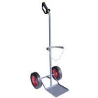 Stalen steekwagen voor fles 100 kg, Max. belasting: 100 kg, Max. Ø gasfles: 240 mm