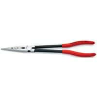 Pince à becs extra longue 280mm Droite tête polie PVC - KNIPEX