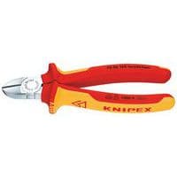 Pince coupante de côté chromée 160 mm _ 70 06 160 SB - Knipex