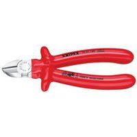 Pince coupante de côté chromée 160 mm _ 70 07 160 - Knipex