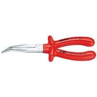 Pince demi-ronde avec tranchant chromée 200 mm _ 26 27 200 - Knipex