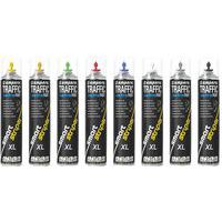 Lot de 6 aérosols Traffic Extra Paint XL 750 mL - Ampere System