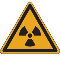 Waarschuwingsbord - Radioactief materiaal of ioniserende straling - Zelfklevend