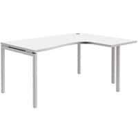 Bureau compact Open - Blanc/blanc