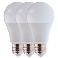 Set van 3 ledlampen standaard E27 9 W - Velamp