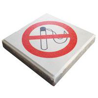 Signaaltegel verboden te roken voor asbak DropPit - Vepabins