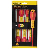 Set van 6 geïsoleerde schroevendraaiers en tester Fatmax®