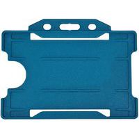 Porte-badge en plastique déctectable bleu - Horizontal  Lot de 100