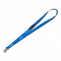 Keycord gesatineerd 15 mm + stevig metalen haak - set 100 - Sogedex