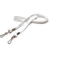 Keycord buisvormig 12 mm met twee clips - set van 100 - Sogedex