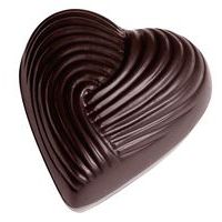 Moule forme Bonbons coeur strié_Matfer