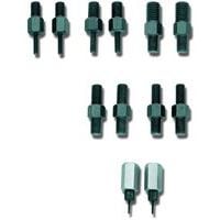 Draadeind-adapter-set 1 en 2 gat toepassingen 1.81/10-20- Gedore