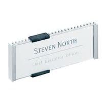 Plaque de porte Infosign - 14.9 x5.25 cm - Durable