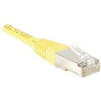 Netwerkkabel RJ45 CAT 5e F/UTP geel 0.5 m