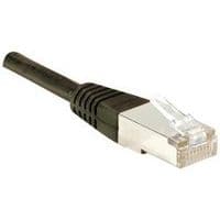 Cordon RJ45 catégorie 5e F/UTP noir - 10 m