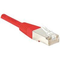 Cordon RJ45 catégorie 5e F/UTP rouge - 10 m