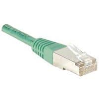 Cordon RJ45 catégorie 5e F/UTP vert - 0,5 m