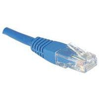 Netwerkkabel RJ45 CAT 5e U/UTP blauw 0.5 m