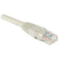 Cordon RJ45 catégorie 5e U/UTP gris - 0,5 m