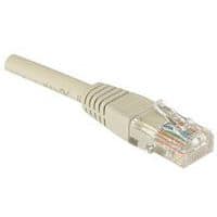 Netwerkkabel RJ45 CAT 5e U/UTP grijs 1 m