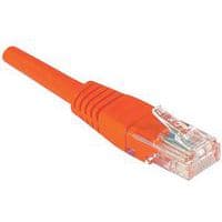 Cordon RJ45 catégorie 5e U/UTP rouge - 0,5 m