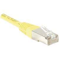 Netwerkkabel RJ45 CAT 6 F/UTP geel 10 m