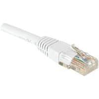 Cordon RJ45 catégorie 6 U/UTP blanc - 0,5 m